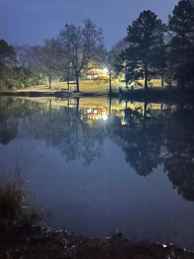 Refuge Ranch Retreat Log Cabin Lake 53+ Acres ローカスト・グローブ エクステリア 写真